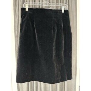 Casual Corner Vintage Velvet Skirt 100% Cotton Vintage Sz 10